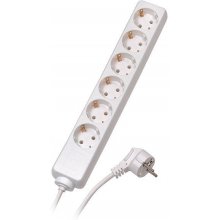 Vivanco extension cord 6 sockets 1.4m, white...