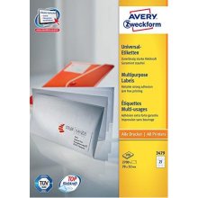 Avery General Usage Labels, White, 70 x 32...