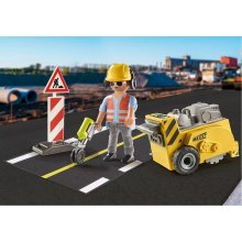 Playmobil 71185 Construction Worker with...