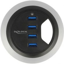 DELOCK USB-HUB 4-Port USB3.0 Tischeinbau