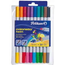 Pelikan Two color fibre-tip pens, colorella...