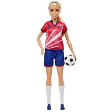 Barbie Soccer Doll, Blonde, #9 Uniform...