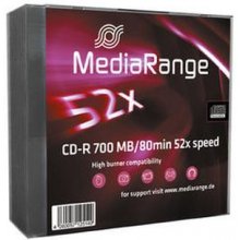MediaRange CD-R 700MB 10pcs Slimcase 52x