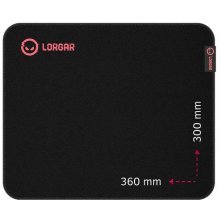 LORGAR Main 323 Gaming mouse pad Black, Red