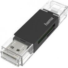 Hama 00200130 card reader USB/Micro-USB...