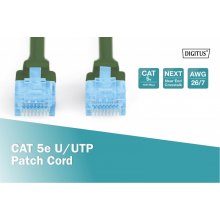 DIGITUS CAT 5e U-UTP patch cable 10m green