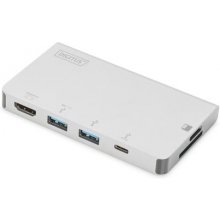 DIGITUS USB Multiport Travel Dock 6-Port