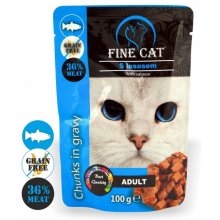 Fine cat kassieine lõhega 22X100g