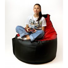 Go Gift Player sack Sako pouffe black-red...
