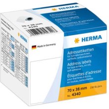 Herma Adressetik. auf Rollen white 70x38 mm...