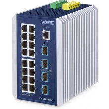 PLANET IP30 Industrial L3 16-Port Managed...