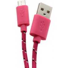 Sbox USB->Micro USB 1M USB-1031P pink