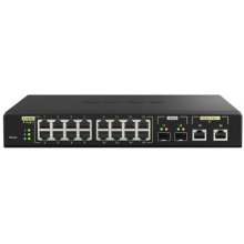 QNAP | 16 ports 2.5GbE RJ45 with PoE 802.3at...