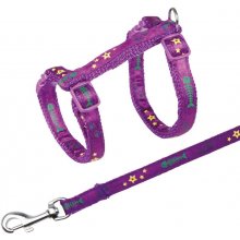 Trixie Kitten harness with leash, motif...