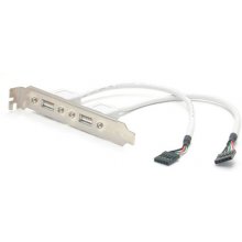 STARTECH .com 2-Outlet USB Plate, USB A...