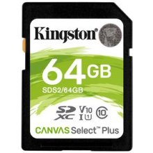 Kingston Technology 64GB SDXC Canvas Select...