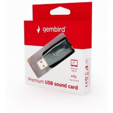 Звуковая карта GEMBIRD Premium USB sound...