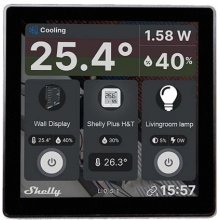 SHELLY Wall Display, control panel (black)