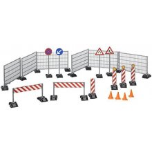 BRUDER equipment: Fences, pylons, shieldsr -...
