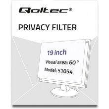 Qoltec Privatizing filter RODO 19 inch 16:10