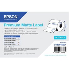 Epson Premium Matte Label - Die-cut Roll:...