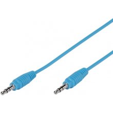 Vivanco cable 3.5mm - 3.5mm 1m, blue (35812)