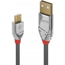 LINDY USB 2.0 Kabel Typ A/Micro-B Cromo Line...