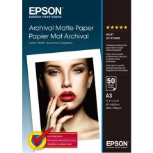 Epson Archival Matte Paper, DIN A3, 189g/m²...
