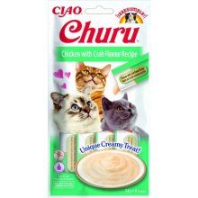 Inaba Churu - Cat - Chicken & Crab - 4 x 14g...