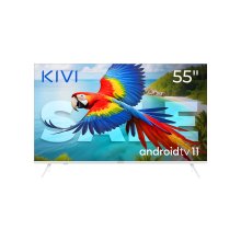 Teler KIVI 55', UHD, Android TV 11, White...