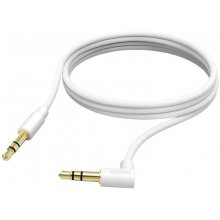 Hama Cable 3,5mm-3,5mm 90° 1m gold, white