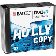 Toorikud Emtec DVD+R 4,7GB 10pcs 16x Slim...
