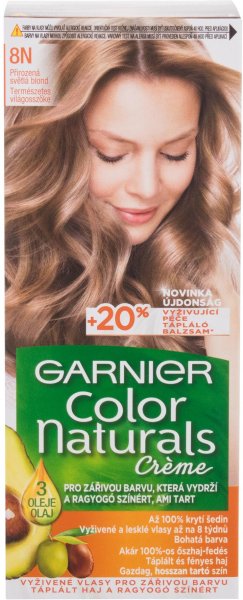 ik heb dorst feit musicus Garnier Color Naturals Créme 8N Nude Light Blonde 40ml - Hair Color for  Women Blond, Colored Hair - QUUM.eu
