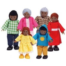 HAPE Doll Family - Dark Skin Color - E3501