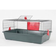 ZOLUX Classic 80 grey/red - cage for rodents