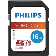 Mälukaart Philips SDHC Card 16GB Class 10...