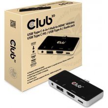 Club 3D Club3D USB-4-in1-HUB USB 3.1 Typ C >...