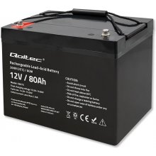 Qoltec AGM battery 12V 80Ah