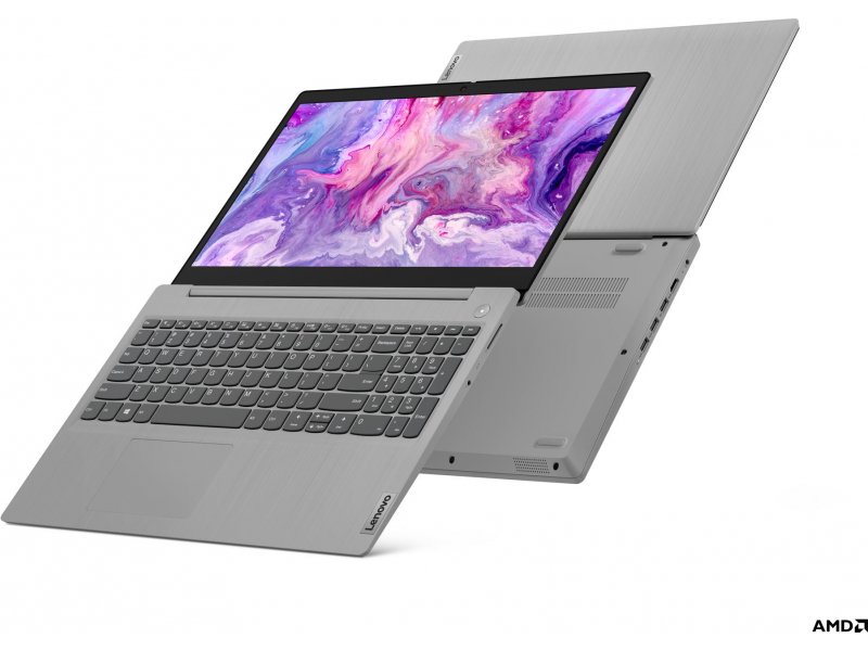 Notebook Lenovo Ideapad 3 Ddr4 Sdram 39 6 Cm 15 6 1920 X 1080 Pixels Amd Ryzen 5 8 Gb 256 Gb Ssd Wi Fi 5 802 11ac Windows 10 Home Grey Platinum 81w100uxmh 01 Ee