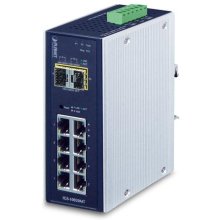 PLANET Industrial 8-Port 10/100/1000T + 2...