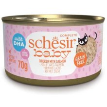 Schesir Baby Cat chicken + salmon wet food...