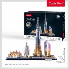 CubicFun City Line 3D-pusle LED-ga Dubai