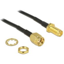 DELOCK 88876 coaxial cable 0.2 m RP-SMA...