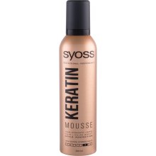 Syoss Keratin Mousse 250ml - Hair Mousse for...