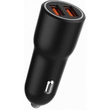 GEMBIRD Car charger 2xUSB-A QC3.0 36W black