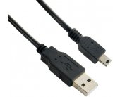 4WORLD Cable USB 2.0 A-B Mini, M/M, 0,8m...