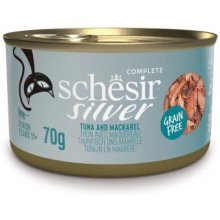 Schesir Silver Cat tuna + mackerel wet food...