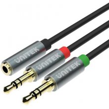 UNITEK Y-C957ABK audio cable 0.2 m 3.5mm 2 x...