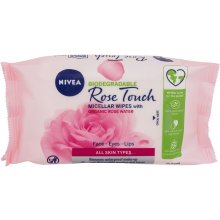 Nivea Rose Touch Micellar Wipes With Organic...