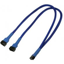 Nanoxia Kabel PWM Y-Kabel, 30 cm, blau